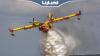 تدخلات طائرات "الكنادير" لإطفاء حريق مهول بغابة الاذاعة بتطوان